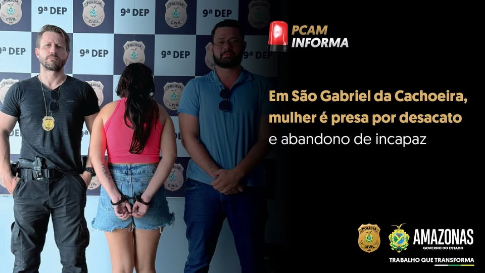 Policiais civis prenderam a Lauren Gonçalve pelos crimes de desacato image for Policiais civis prenderam a Lauren Gonçalve pelos crimes de desacato