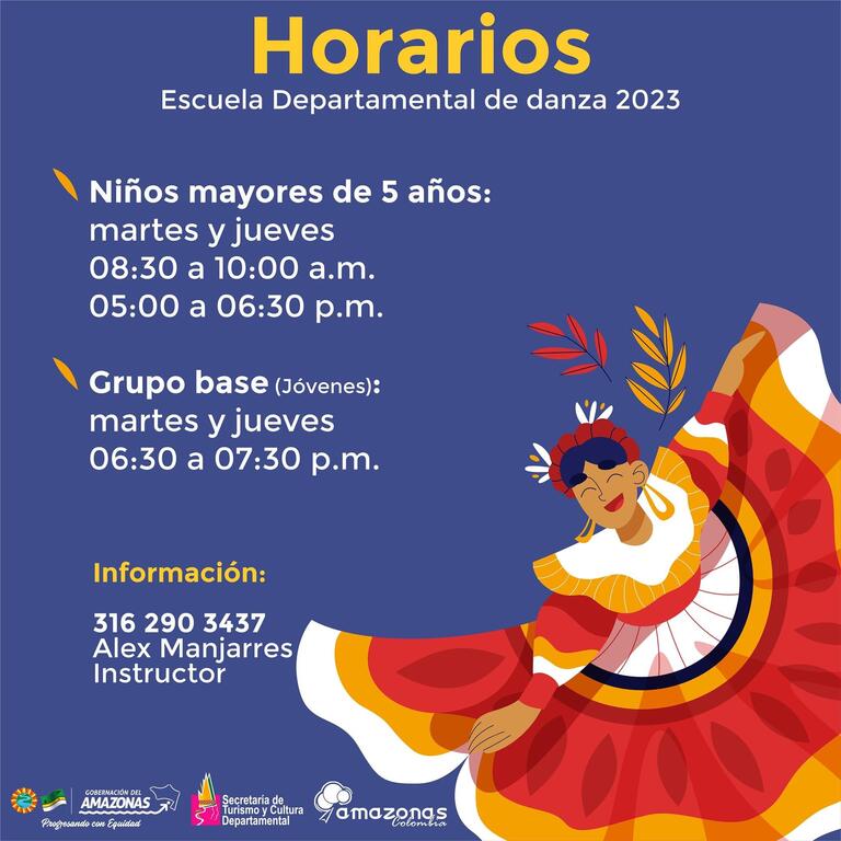 image for Secretaría de Turismo invita a clases de danza