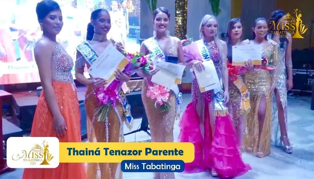 Thainá Tenazor Parente é coroada Miss Tabatinga 2023 image for Thainá Tenazor Parente é coroada Miss Tabatinga 2023