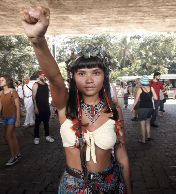 image for Povos indígenas realizaram manifestação contra as políticas anti-indigenistas do Bolsonaro