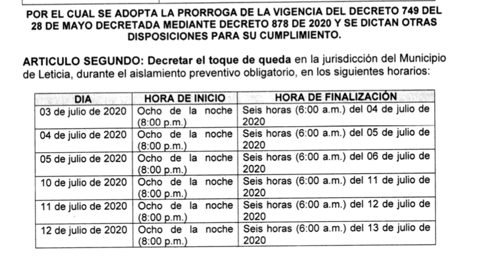 Toque de queda | 1 al 12 de julio | Aislamiento obligatorio | Covid-19 image for Toque de queda | 1 al 12 de julio | Aislamiento obligatorio | Covid-19