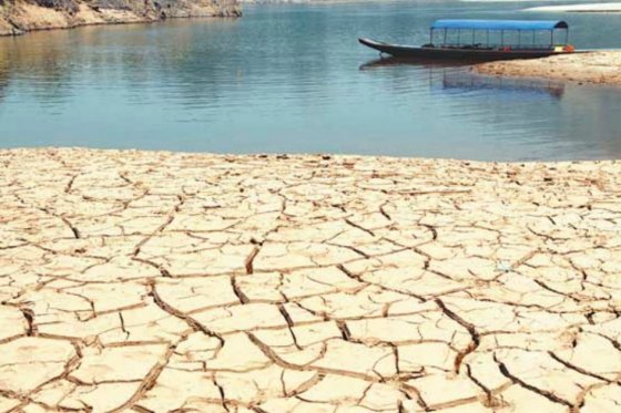 Zona afectada por las sequias del fenomeno del niño