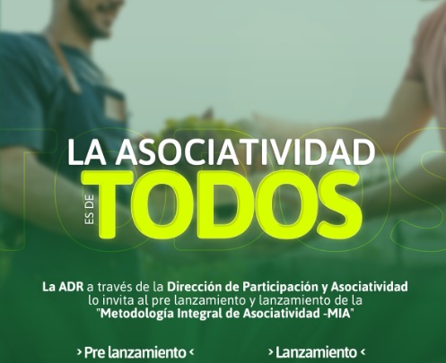 ADR lanza la Metodología Integral de Asociatividad-MIA image for ADR lanza la Metodología Integral de Asociatividad-MIA