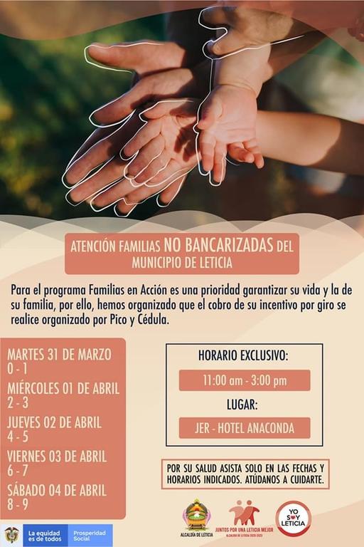 Atención familias no bancarizadas del municipio image for Atención familias no bancarizadas del municipio