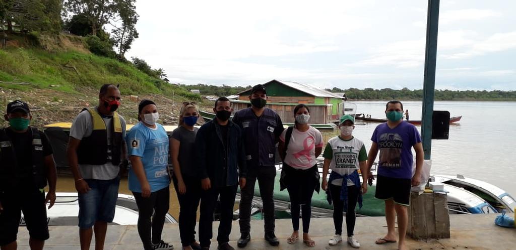 image for Equipe da secretaria de saude rumo a comunidade de Estirao do Equador