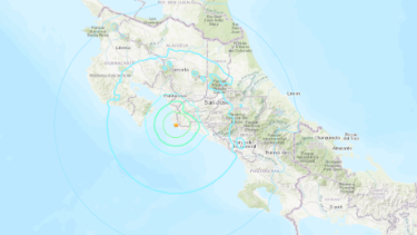 Sismo sacude costa del Pacífico de Costa Rica image for Sismo sacude costa del Pacífico de Costa Rica