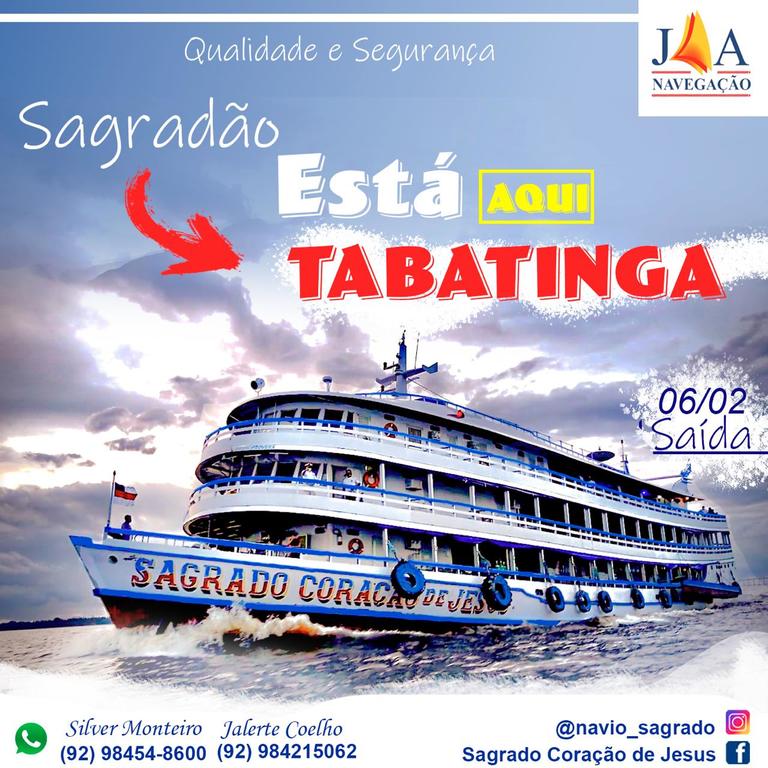 N/M Sagrado Coraçâo de Jesús estará saindo hoje image for N/M Sagrado Coraçâo de Jesús estará saindo hoje