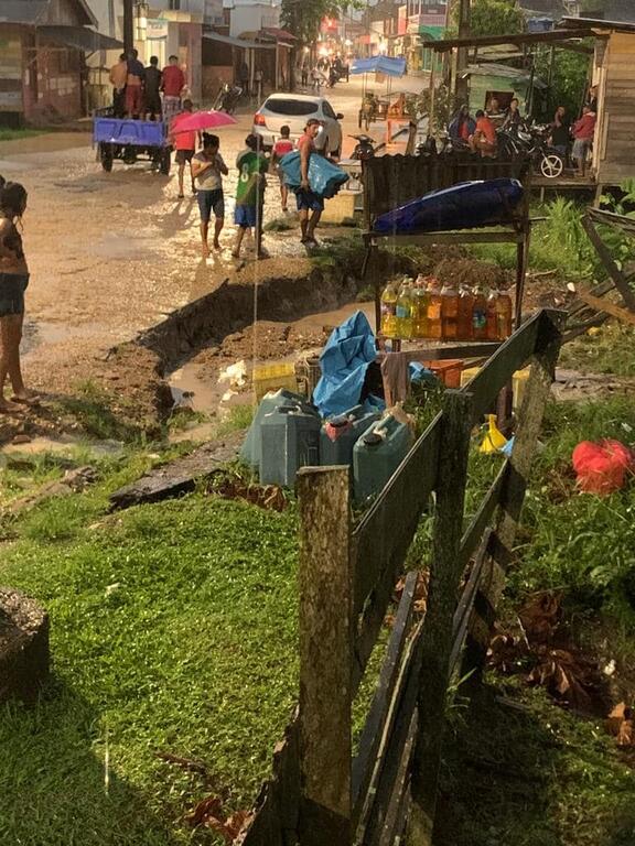 Chuva forte causa erosão na boeira próximo ao Raimundo Cunha image for Chuva forte causa erosão na boeira próximo ao Raimundo Cunha