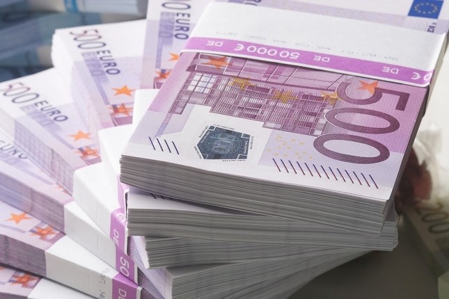 Fajos de billetes de 500 euros