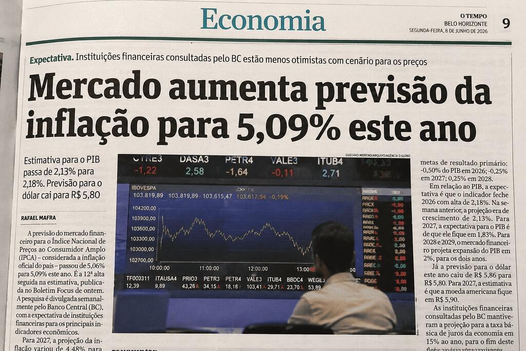 Mercado aumenta previsão da inflação e preocupa economia brasileira image for Mercado aumenta previsão da inflação e preocupa economia brasileira