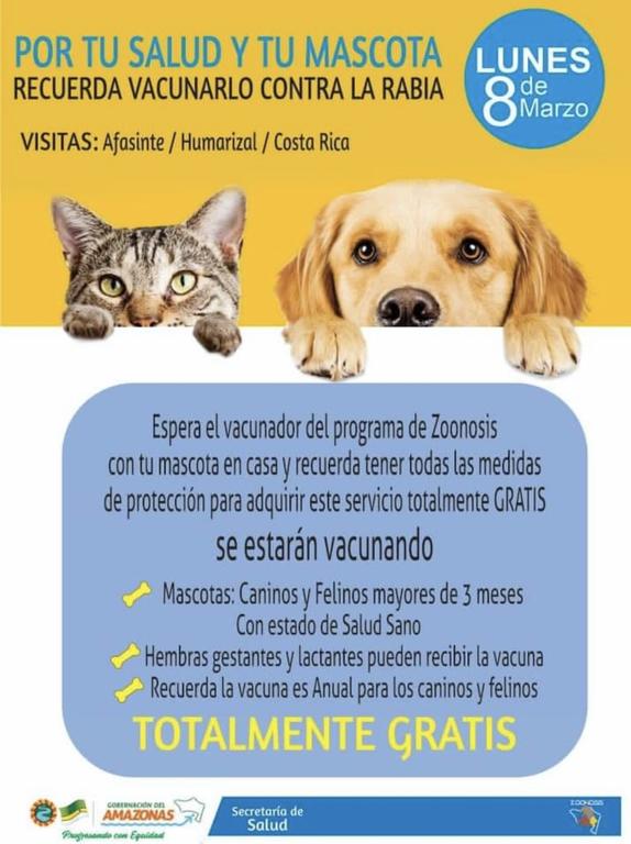 image for Programa de Zoonosis estará hoy vacunando