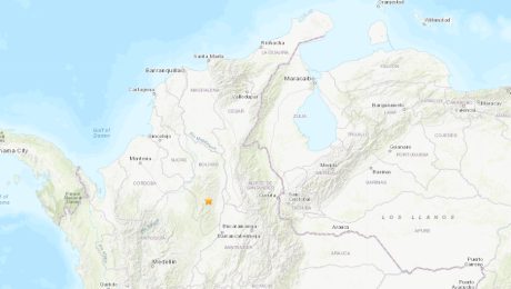 image for Sismo de magnitud sacude el norte de Colombia