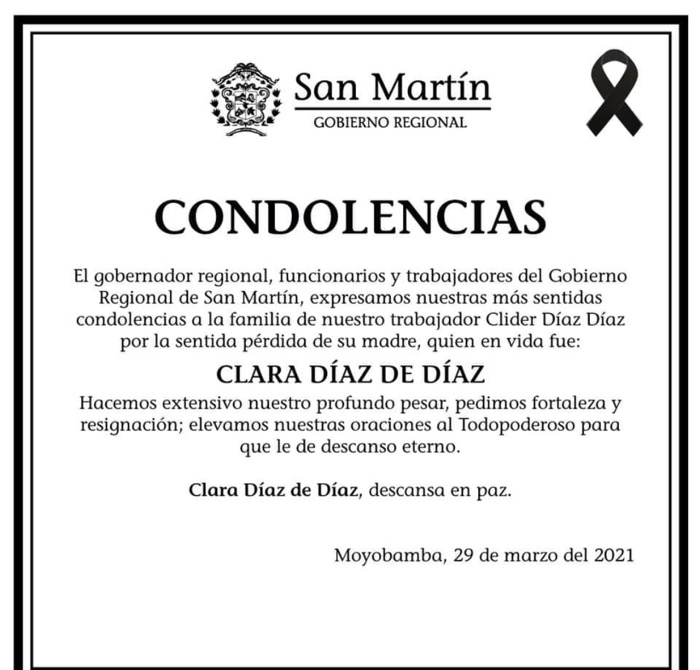 Condolencias por la pérdida de la madre de Clider Díaz Díaz image for Condolencias por la pérdida de la madre de Clider Díaz Díaz