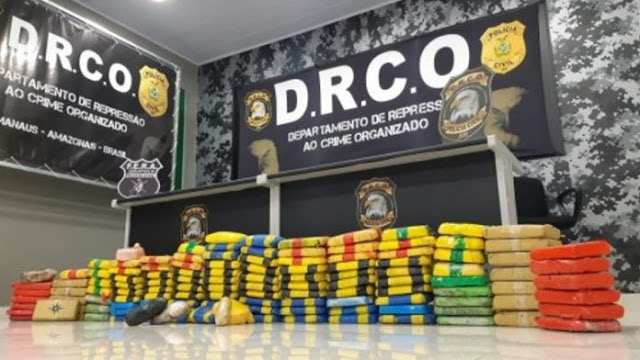 image for Apreende 130 quilos de cocaína pura produzida na Colômbia 