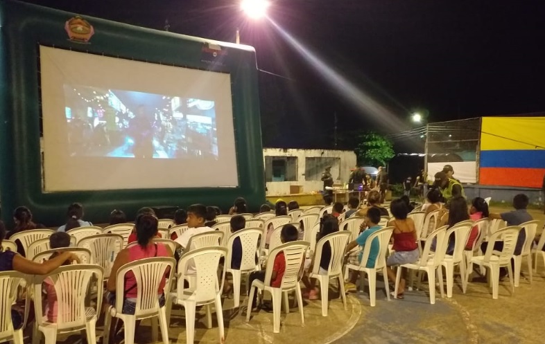Parque de Leticia en un cine al parque