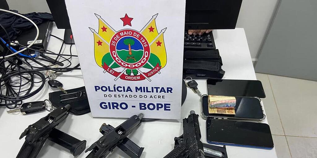 image for Criminosos que praticava roubos em Rio Branco e preso
