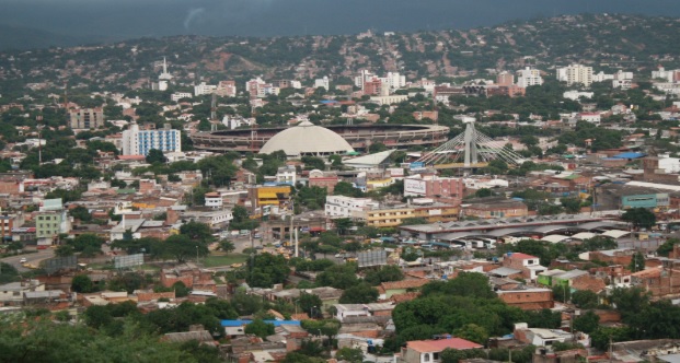Imagenes de Cucuta desde un lado alto de la ciudad