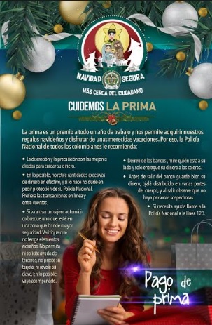 Navidades seguras en Leticia Amazonas Imagen alusiva a las primas de navidad