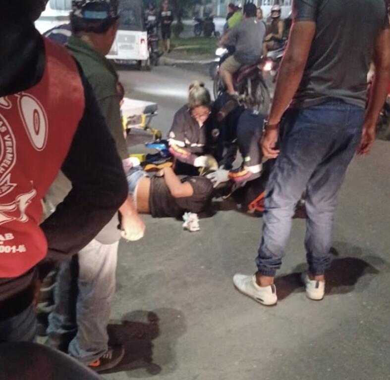 image for Colombiano sufre accidente en Avenida da Amizade