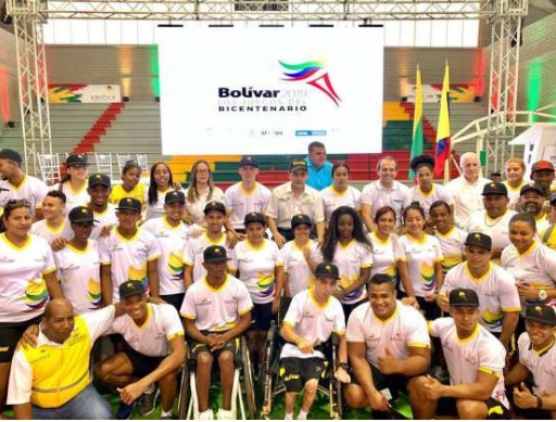 14295 atletas se inscribieron en la lista larga de los Juegos Nacionales Personas unidas para en una foto