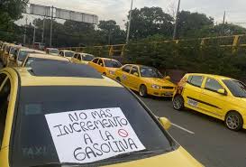 image for Protesta de taxistas en Medellín