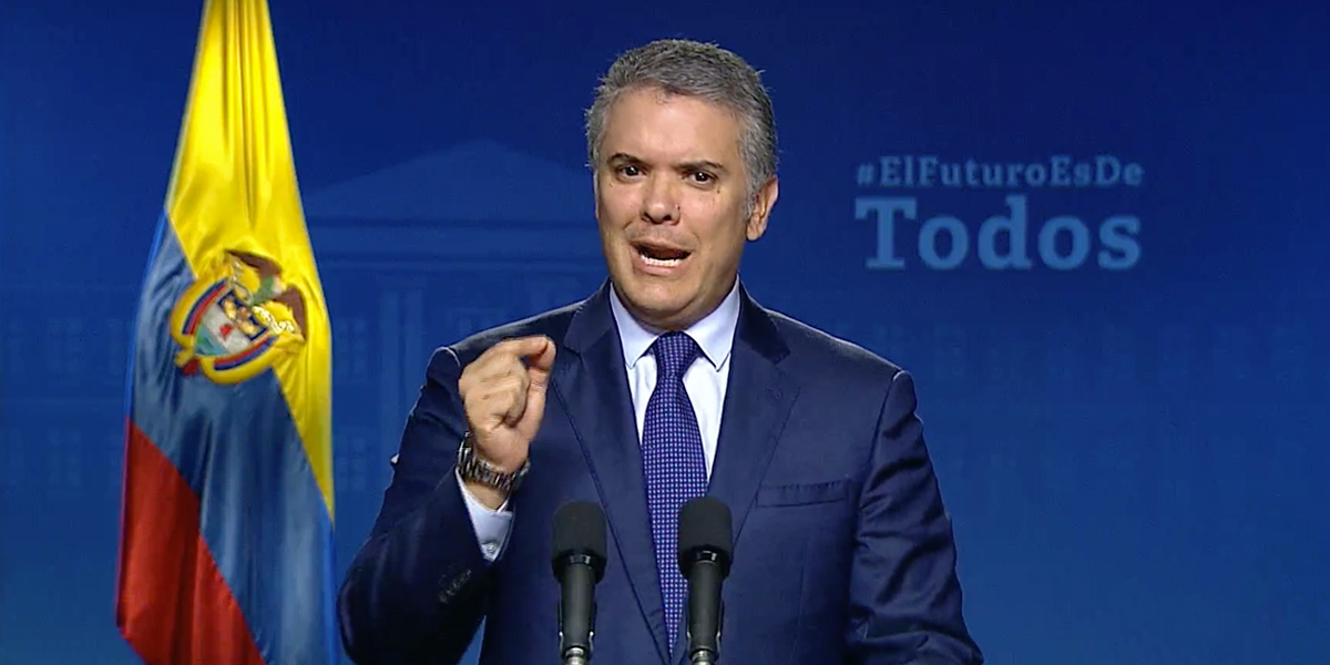 Discurso de Duque con relacion a las marchas de mañana Presidente Duque en alocucion