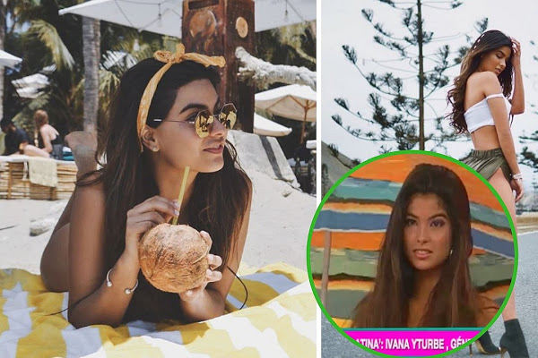 Ivana Yturbe en tres fotos en una sola