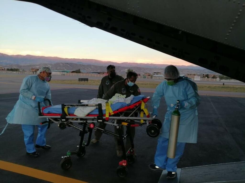 image for Evacuado de emergencia bebé de once meses de nacido