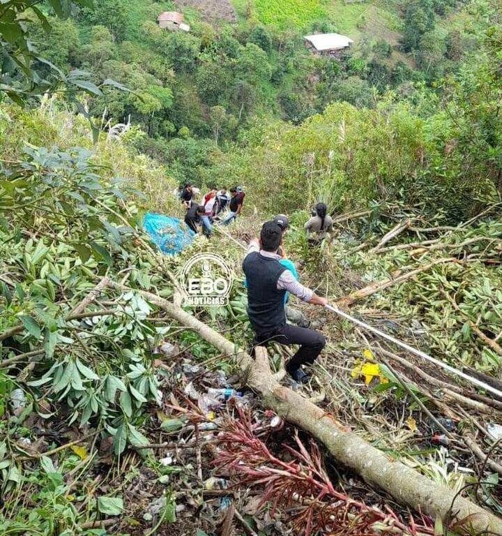 image for Vehículo despistó y cayó a un abismo