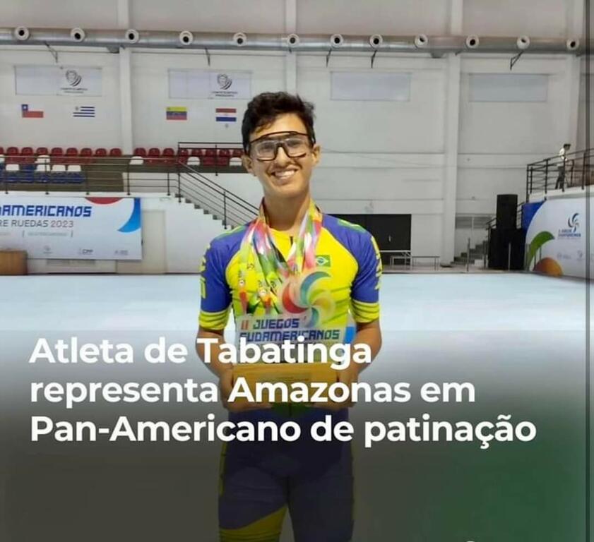 Atleta de Tabatinga representará o Brasil em Pan-Americano de patinação image for Atleta de Tabatinga representará o Brasil em Pan-Americano de patinação