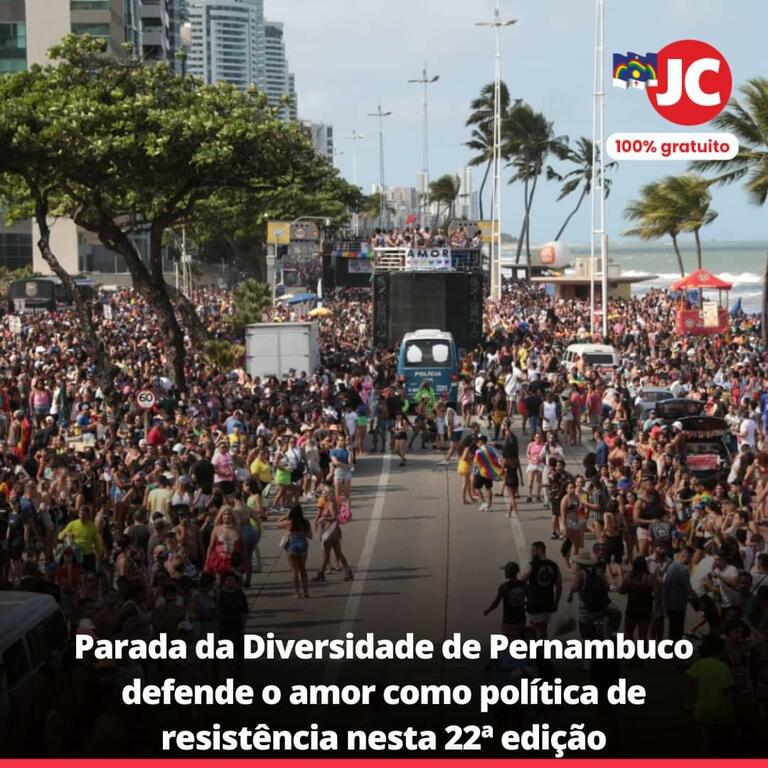 Avenida Boa Viagem ganhou as cores do arco-íris neste domingo image for Avenida Boa Viagem ganhou as cores do arco-íris neste domingo