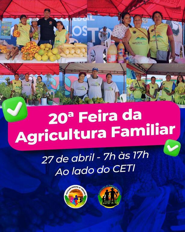 Prefeitura convida a 20 edição da Feira da Agricultura Familiar image for Prefeitura convida a 20 edição da Feira da Agricultura Familiar
