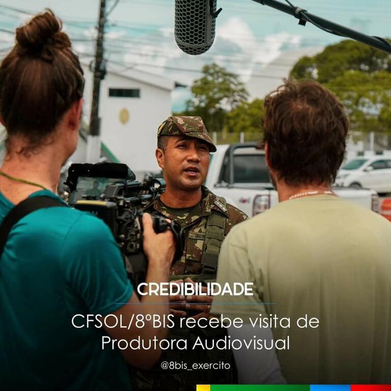 image for Produtora da tv futura grava no Cmdo Fron Solimões