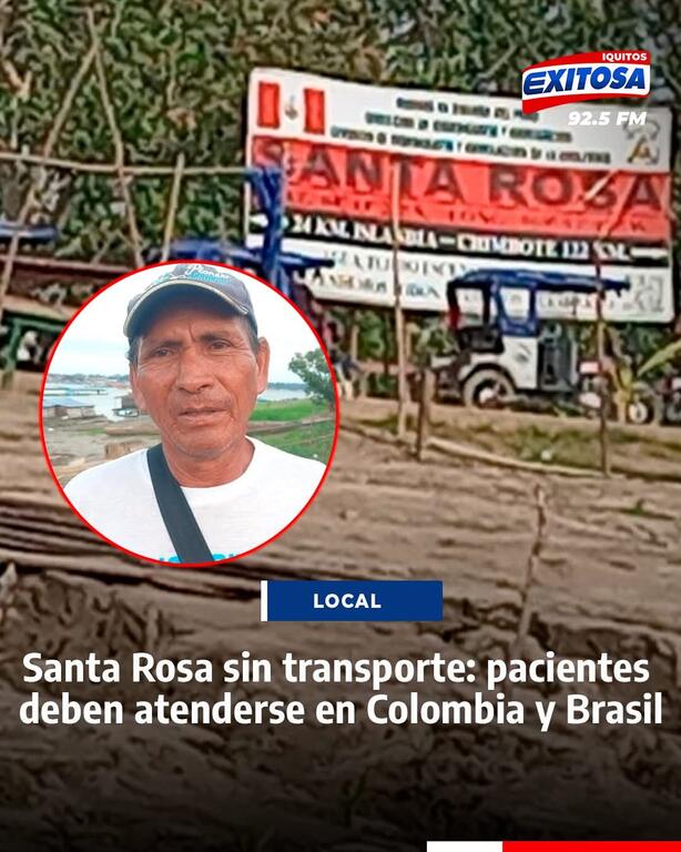 image for Santa Rosa no tiene embarcaciones fluviales de emergencia a Iquitos
