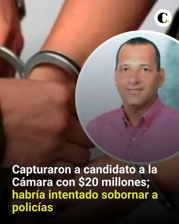 image for Candidato a Representante es capturado con 18 millones en efectivo