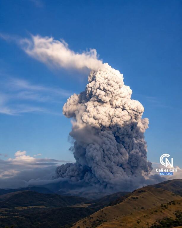 image for Volcán Puracé se activa tras fuerte sismo de 7,4 y genera preocupación en el Cauca