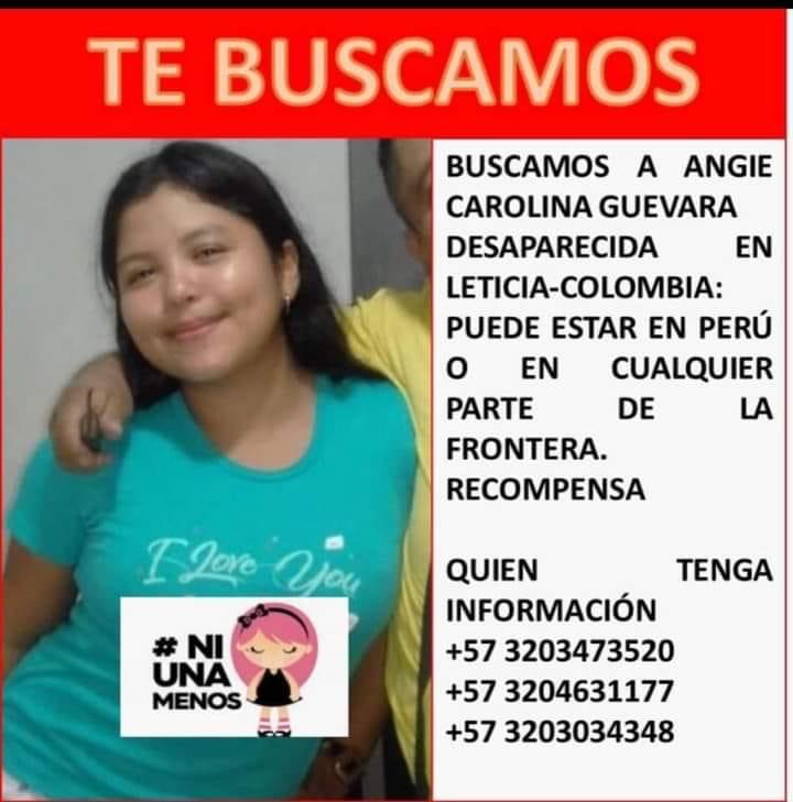 Angie Carolina Guevara se encuentra desaparecida image for Angie Carolina Guevara se encuentra desaparecida