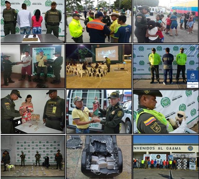 Imagenes de la policia termina la semana 