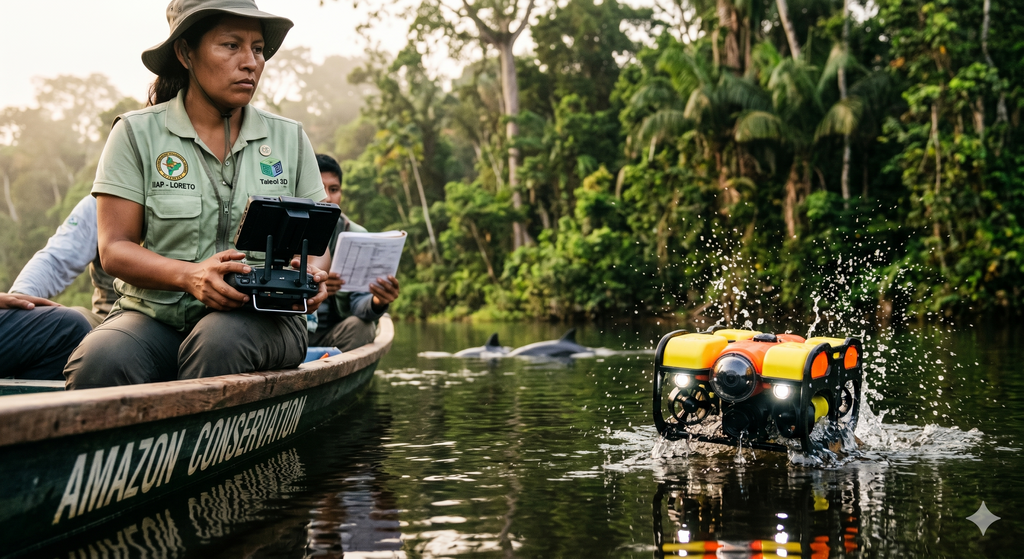 image for Científicos utilizan drones sumergibles para censar poblaciones de delfines 
