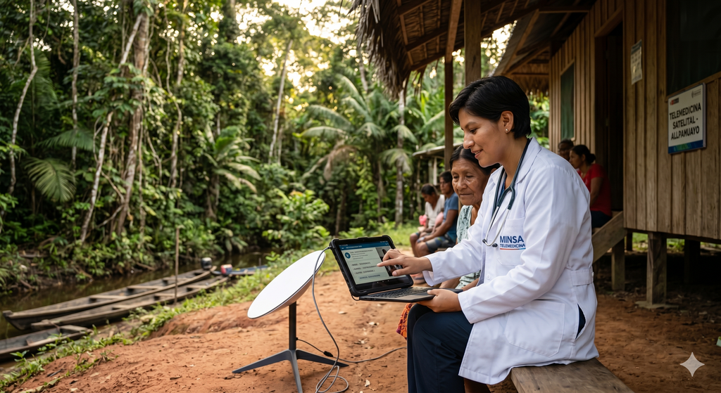 image for Expansión de telemedicina satelital para zonas rurales