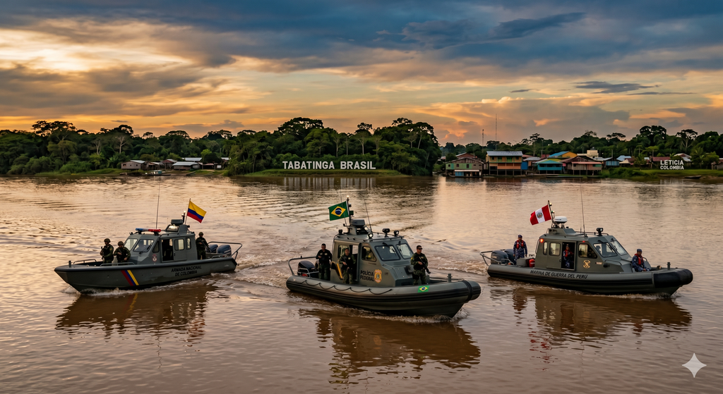 image for Colômbia Brasil e Peru unem forças para combater o crime organizado