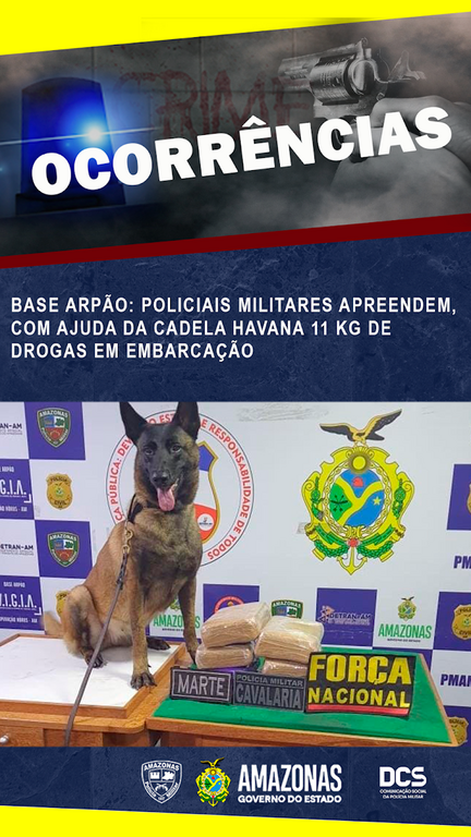 image for Agentes apreendem 11kg de skunk durante abordagem a embarcação