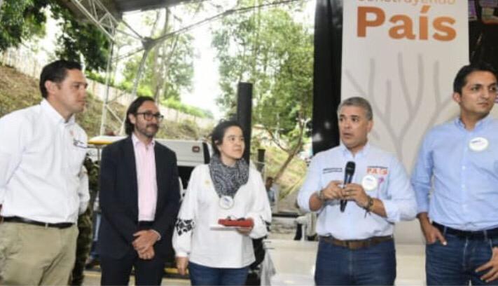 Gobierno Nacional lanza iniciativa Presidente Duque con funcionarios de gobierno al lado