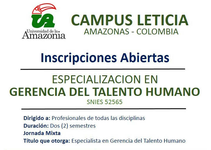 Inscripciones para las especializaciones en universidad Amazonía image for Inscripciones para las especializaciones en universidad Amazonía