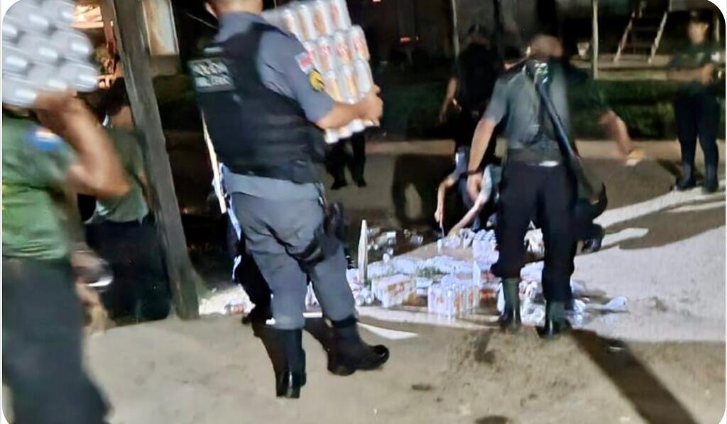 Operação contra a venda ilegal de bebida alcoólica em comunidade indígena image for Operação contra a venda ilegal de bebida alcoólica em comunidade indígena