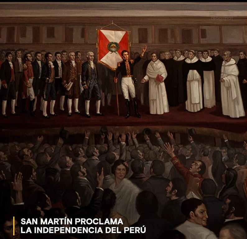 image for Perú declaraba su independencia en 1821