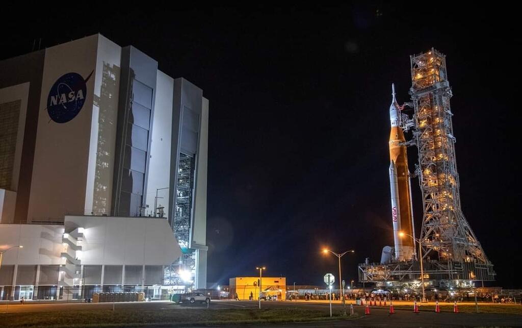 image for Lanzamiento del cohete de la Nasa que irá a la Luna esta listo