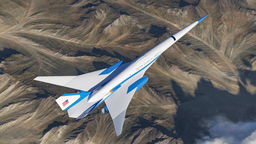image for Desarrollo de un avión supersónico que podría usarse como Air Force One