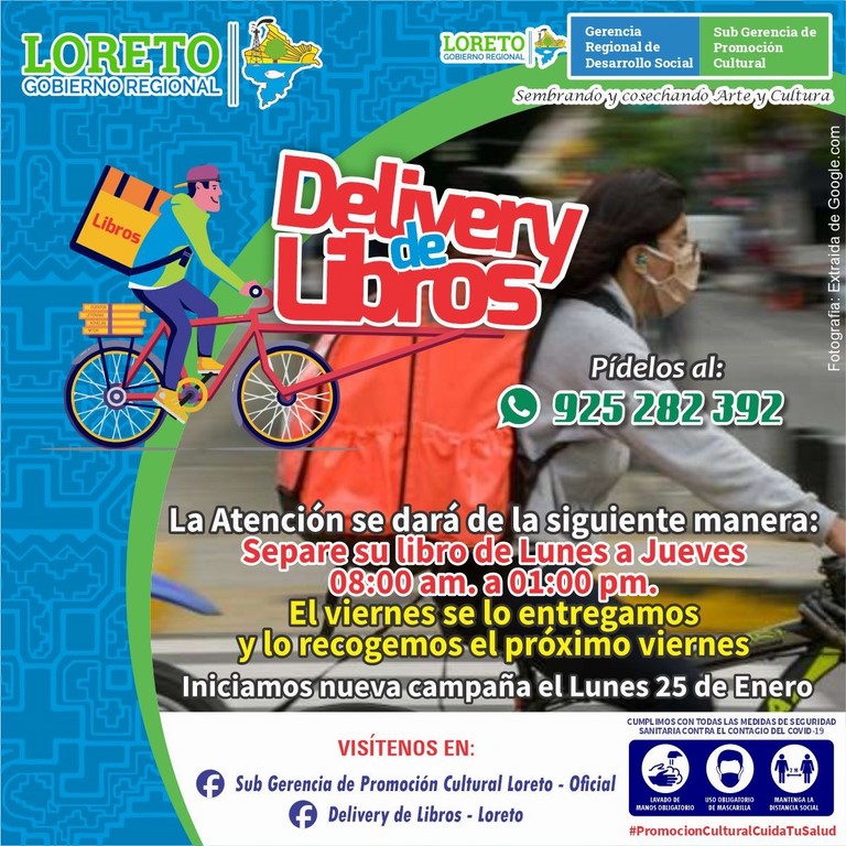 Reactivan servicio gratuito de Delivery de Libros image for Reactivan servicio gratuito de Delivery de Libros