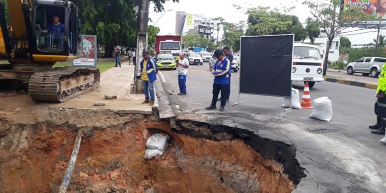 Recuperação emergencial na avenida Djalma Batista image for Recuperação emergencial na avenida Djalma Batista
